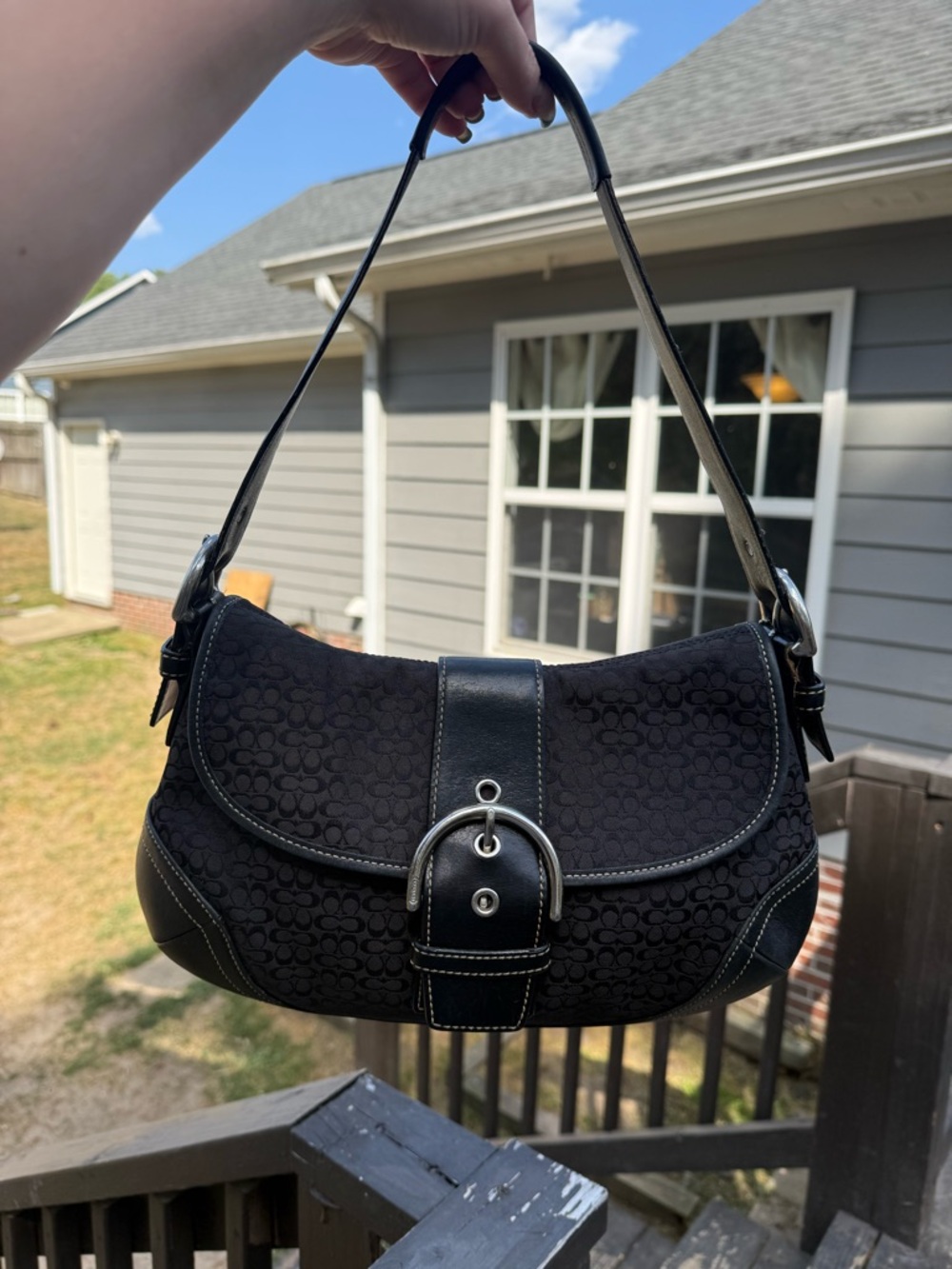Coach SoHo Signature Black